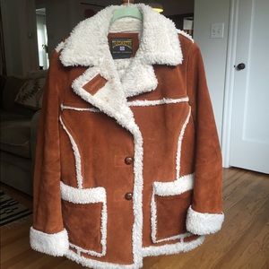 Vintage suede and shearling jacket size M/L